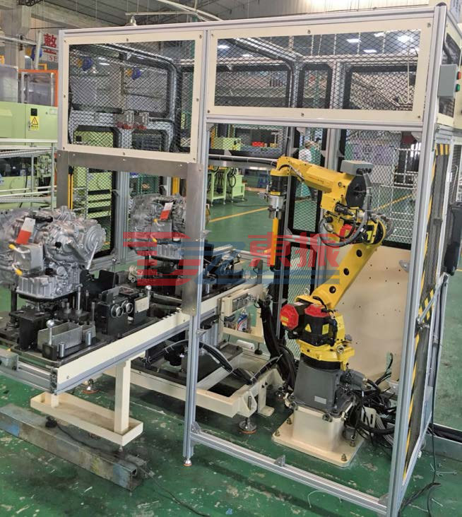 驱动轴自动组装机器人